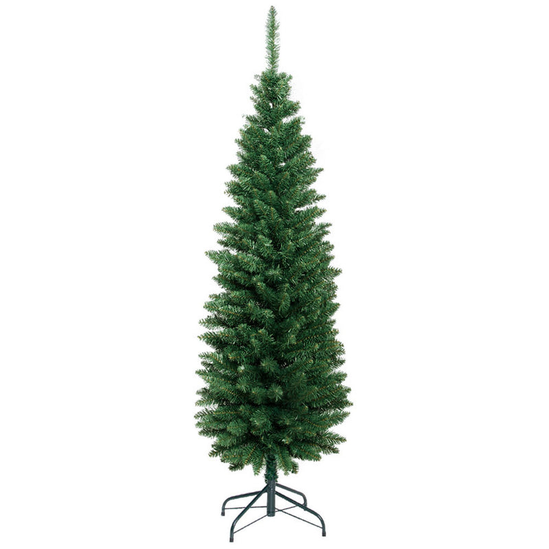 1.8m Slim Green Christmas Tree – 300 Tips