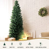 1.8m Slim Green Christmas Tree – 300 Tips