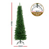 Jingle Jollys 1.8M Pre-Lit Christmas Tree 200 LED Lights