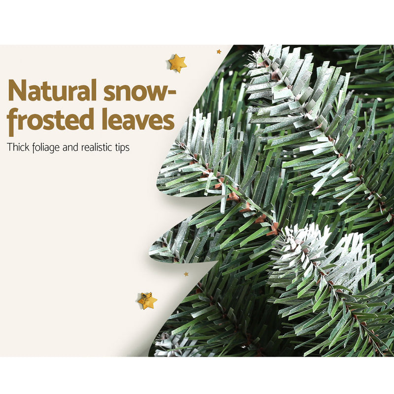 1.8m Xmas Tree Snowy 300 Tips