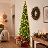 1.8m Pre-Lit Slim Christmas Tree