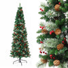 2.1m Slim Pine Cone Christmas Tree
