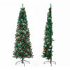 2.1m Slim Pine Cone Christmas Tree