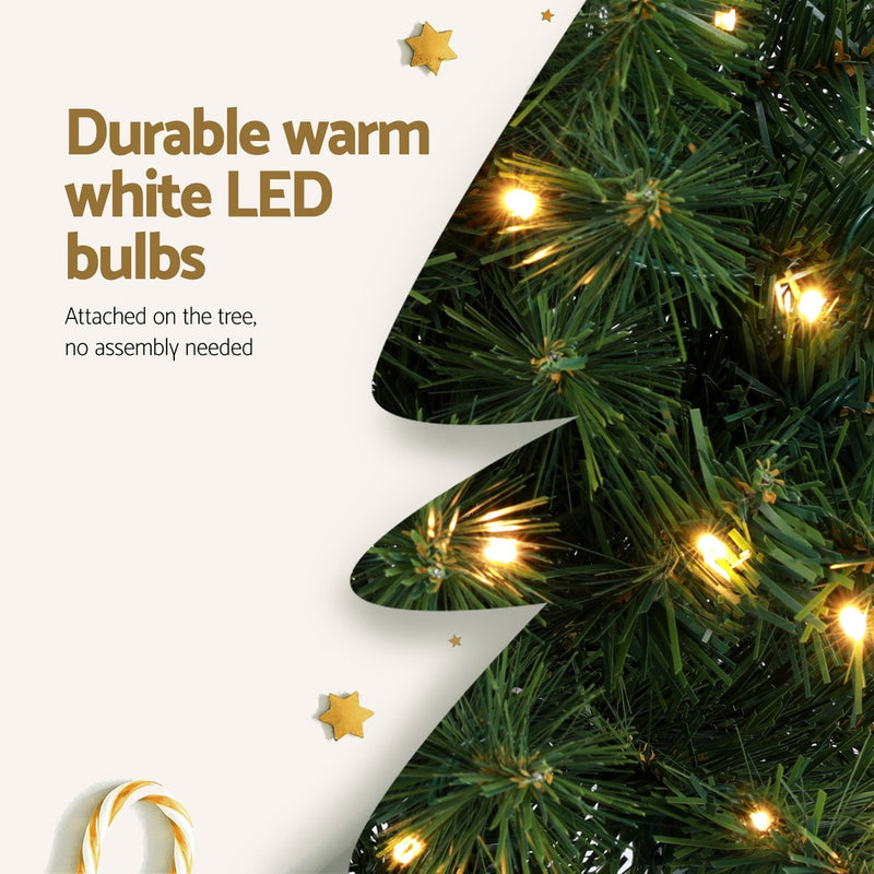 2.1m Corner Christmas Tree – 430 Tips