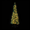 2.4m Pre-Lit Slim Pencil Christmas Tree
