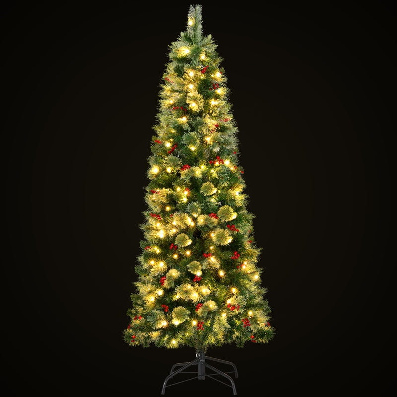Christmas Tree 1.8M LED Red Barries