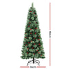Christmas Tree 1.8M LED Red Barries