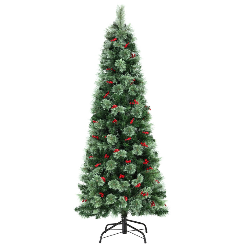 Christmas Tree 1.8M LED Red Barries