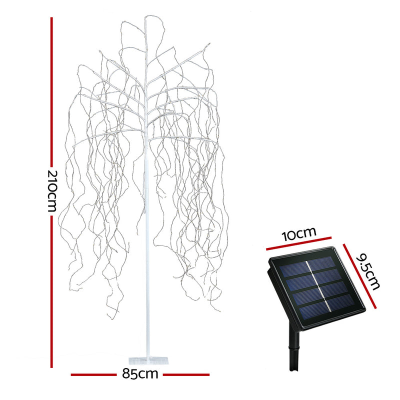 2.1M Christmas Tree 600 LED Solar