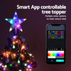 Christmas Tree Topper Star RGB LED 80 Modes APP Control