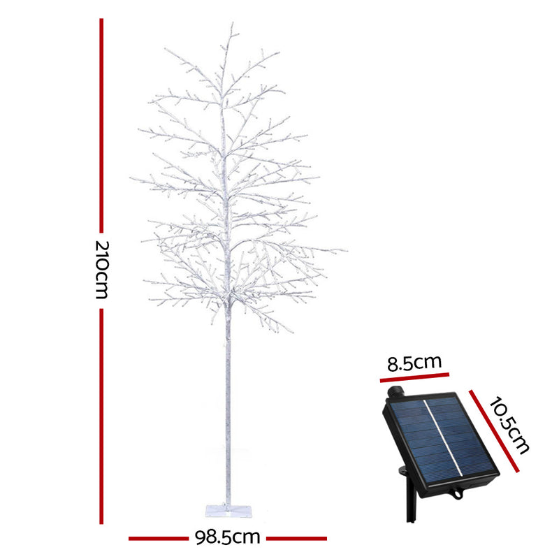 2.1M Christmas Tree 480 LED Solar