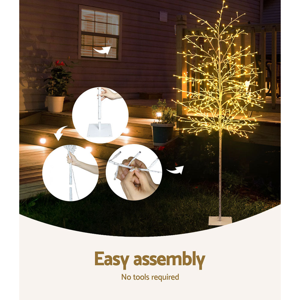 2.1M Christmas Tree 480 LED Solar
