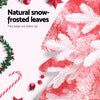 1.8m Pink Snow-Flocked Christmas Tree – 810 Tips