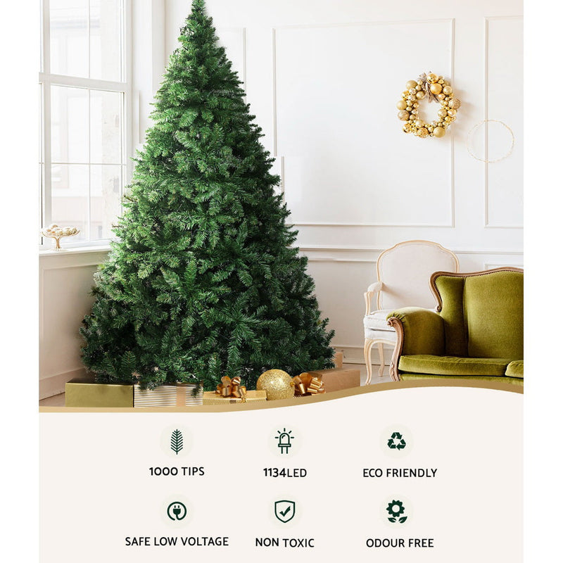 Christmas Tree 2.1m 1134 LEDs 8 Light Mode