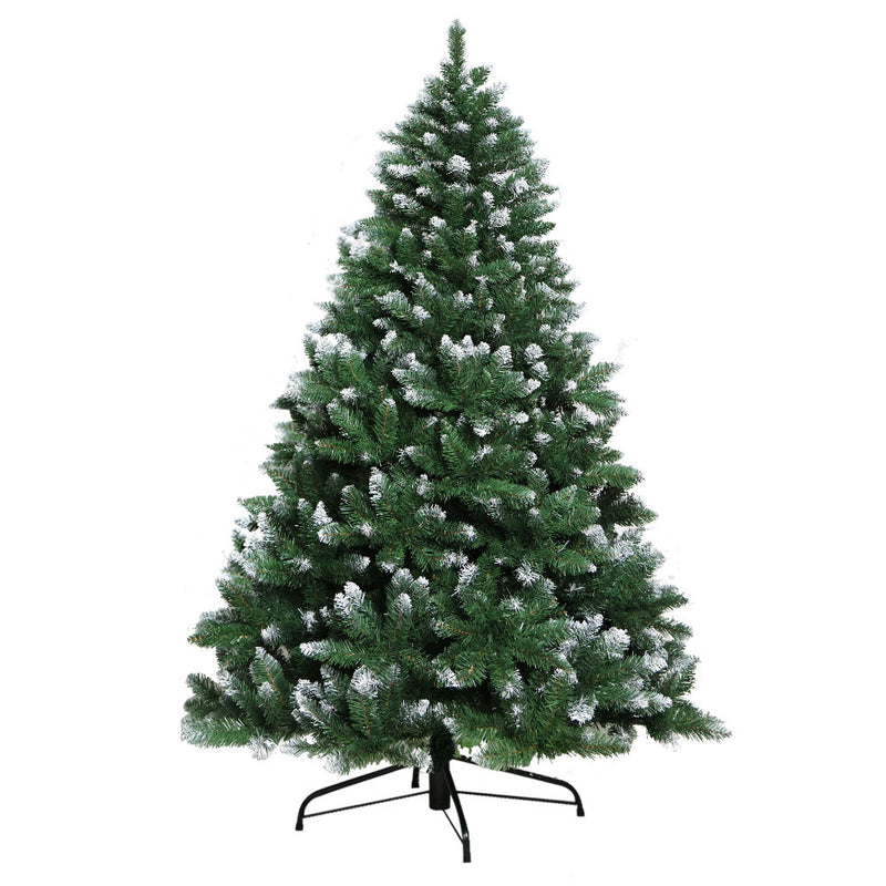 2.1m Snow-Frosted Fir Christmas Tree – 905 Tips
