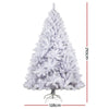2.1m White Fir Christmas Tree – 1,000 Tips