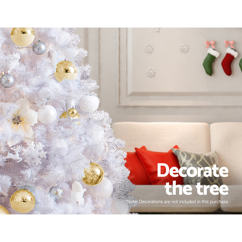 2.1m White Fir Christmas Tree – 1,000 Tips
