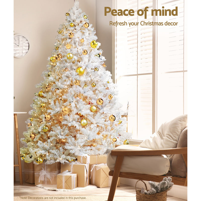 2.1m White Fir Christmas Tree – 1,000 Tips