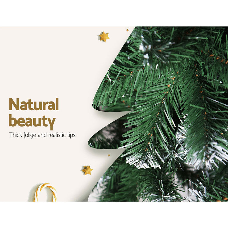 Christmas Tree 2.4m Snowy 1225 Tips