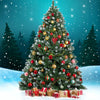 Christmas Tree 2.4m Snowy 1225 Tips