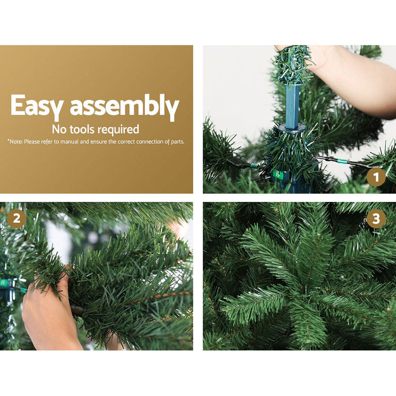 Christmas Tree 2.7m Green 1590 Tips