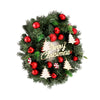 Christmas Wreath 40CM Garland With Baubles