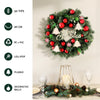 Christmas Wreath 40CM Garland With Baubles