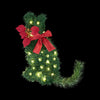 Christmas Cat Wreath Pre-lit 20 LED
