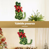 Christmas Cat Wreath Pre-lit 20 LED