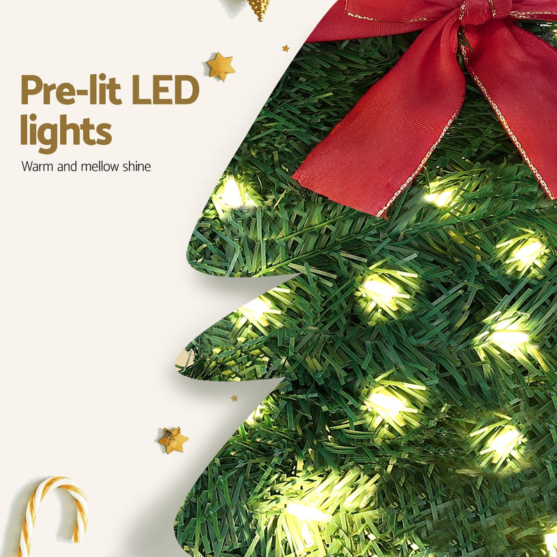 Christmas Cat Wreath Pre-lit 20 LED