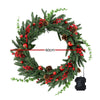 Christmas Wreath 60CM LED Berries Pine Cones
