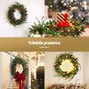 Christmas Wreath 60CM LED Berries Pine Cones
