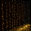 3X6M Christmas Lights Curtain Light Warm White 600 LED
