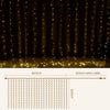 3X6M Christmas Lights Curtain Light Warm White 600 LED