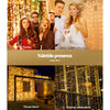 3X6M Christmas Lights Curtain Light Warm White 600 LED