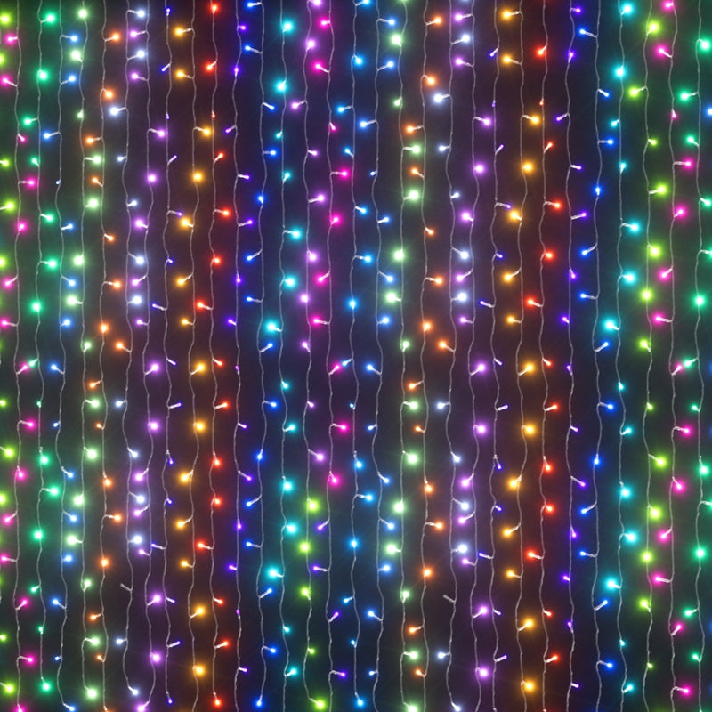 Christmas Lights Curtain Light 960 LED RGB Remote