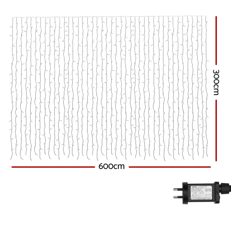 Christmas Lights Curtain Light 960 LED RGB Remote
