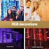 Christmas Lights Curtain Light 960 LED RGB Remote