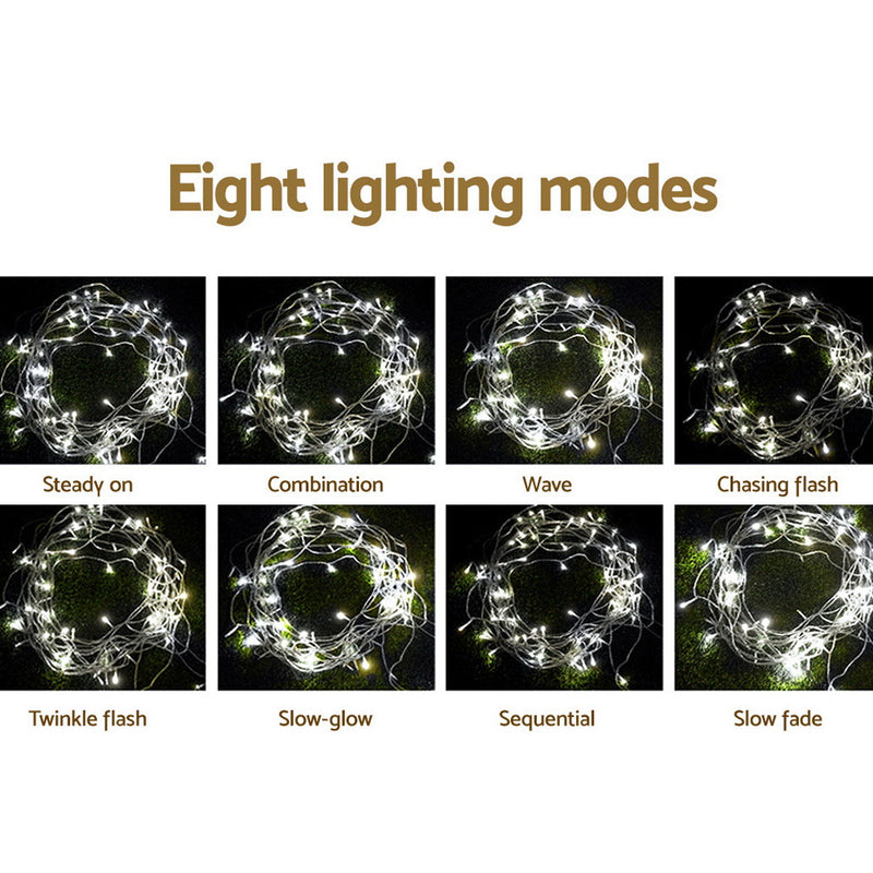 3X6M Christmas Lights Curtain Light Cool White 600 LED