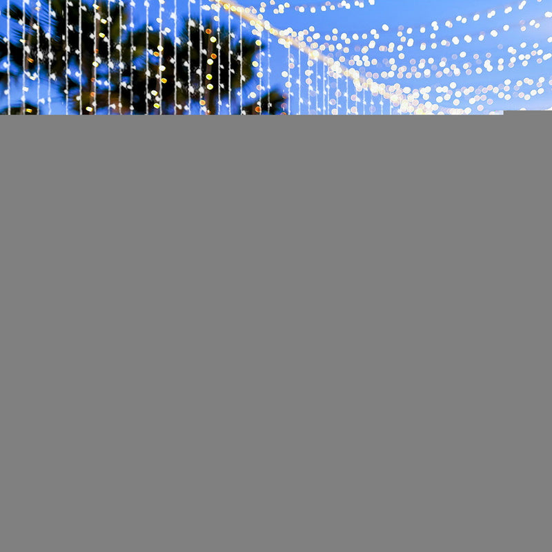 3X6M Christmas Lights Curtain Light Cool White 600 LED