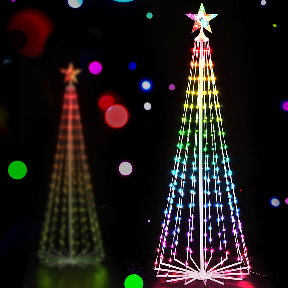 1.8M RGB LED Christmas Tree 265 Fairy Lights