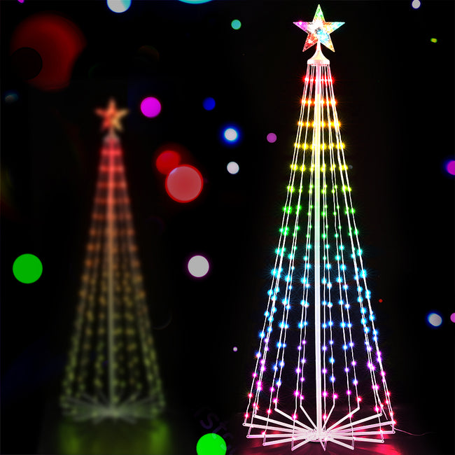 1.8M RGB LED Christmas Tree 265 Fairy Lights