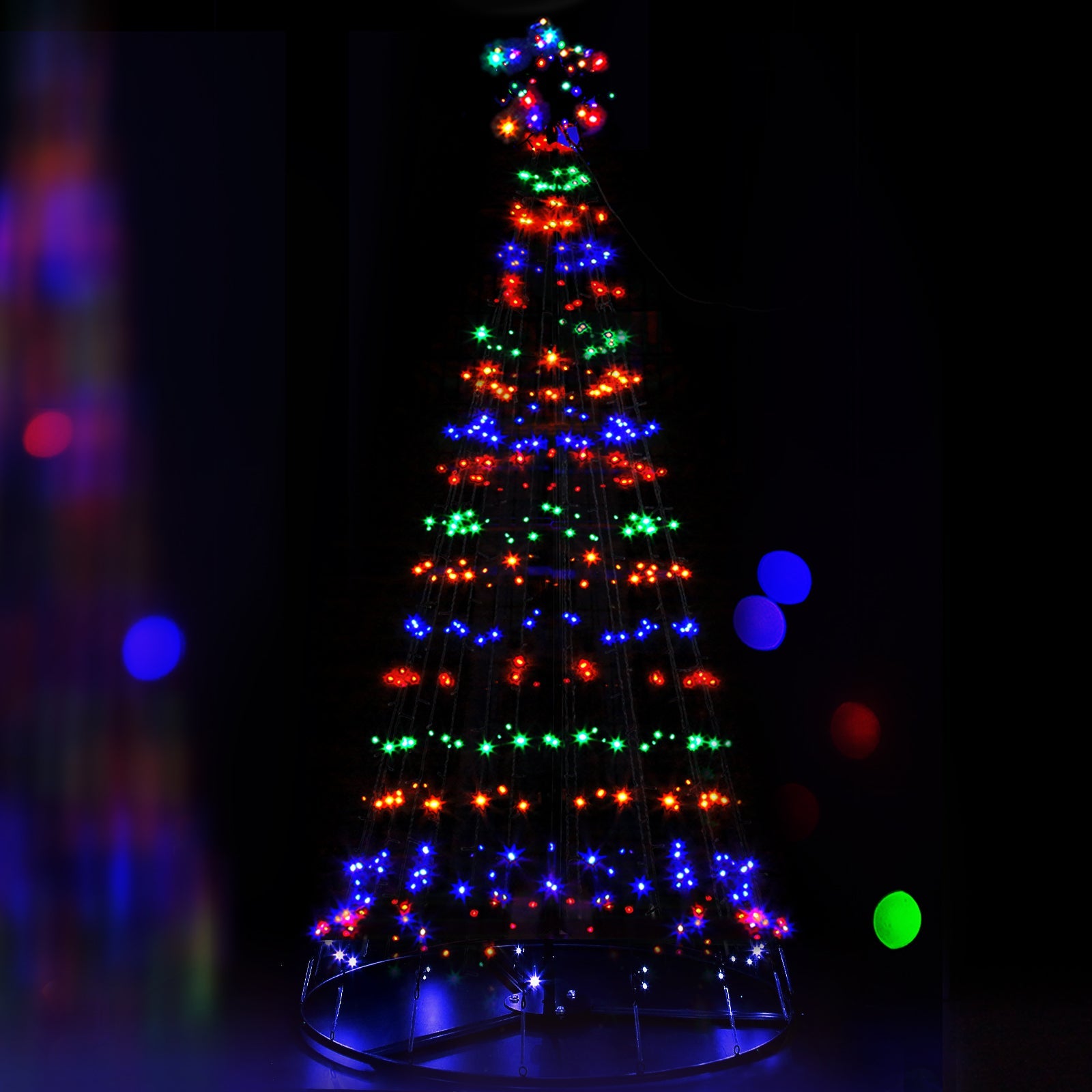 2.1M Christmas Tree 264 LED Solar