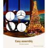 2.1M Christmas Tree LED Solar Warm