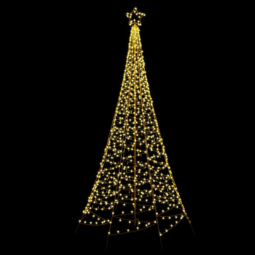 3.6M Christmas Tree 800 LED Solar Net Lights