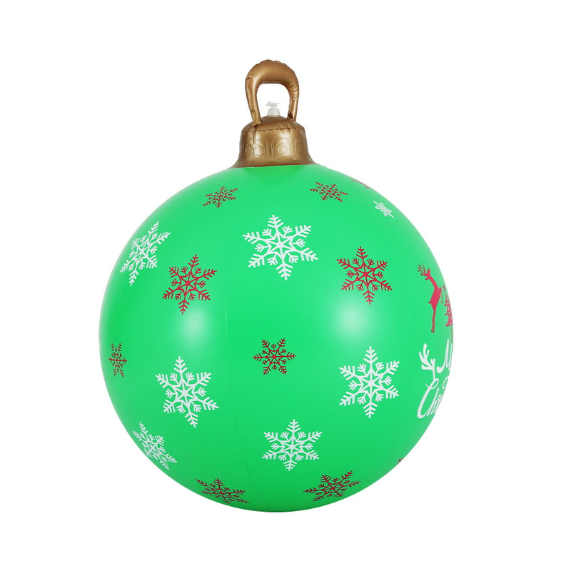Christmas Inflatable Ball Bauble 60cm Outdoor Green