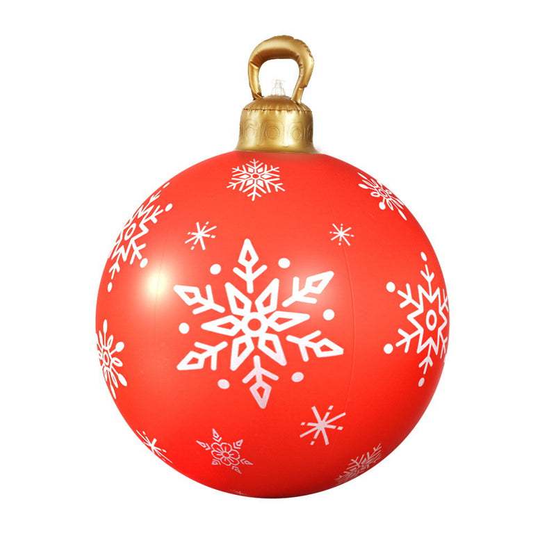 Christmas Inflatable Ball Bauble 60cm Outdoor Red