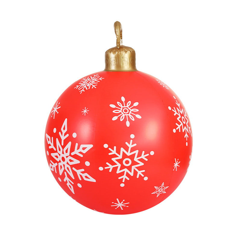Christmas Inflatable Ball Bauble 60cm Outdoor Red