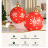 Christmas Inflatable Ball Bauble 60cm Outdoor Red