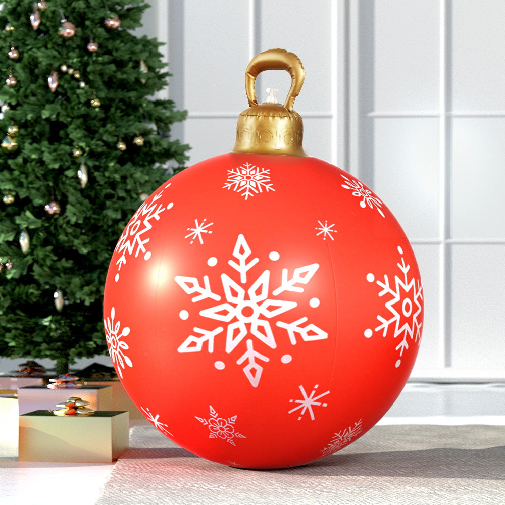 Christmas Inflatable Ball Bauble 60cm Outdoor Red